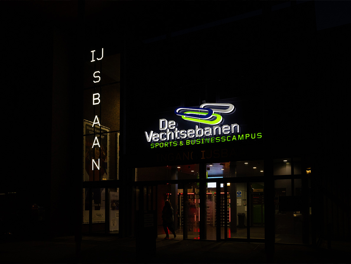 Verlichte doosletters Vechtsebanen Utrecht