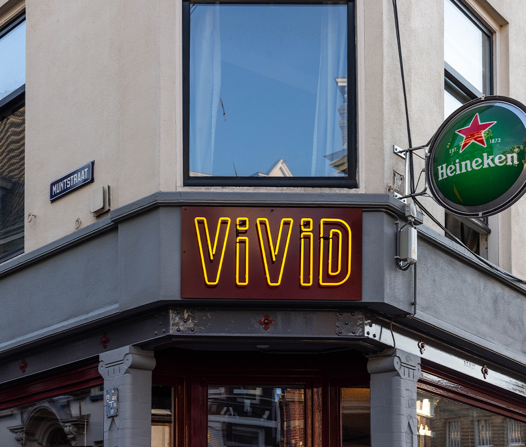 Neon logo restaurant Utrecht