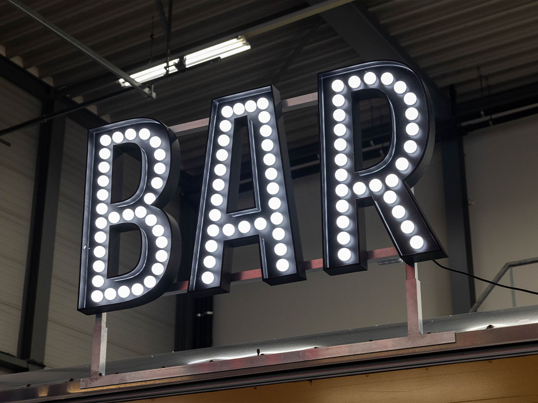 foodtruck reclame led bulbs