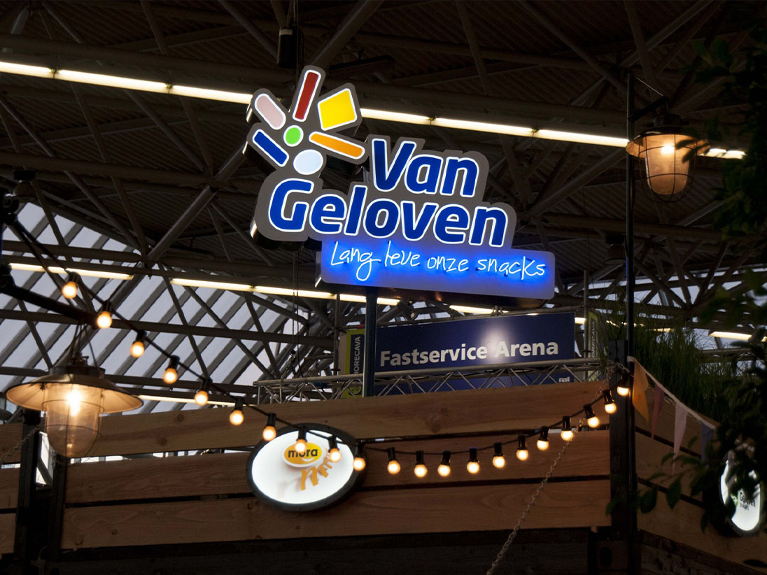 beursreclame verlichte doosletters