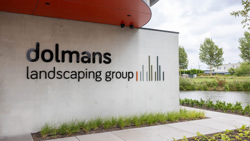Acrylaat gevelletters Dolmans Landscaping Group Amsterdam