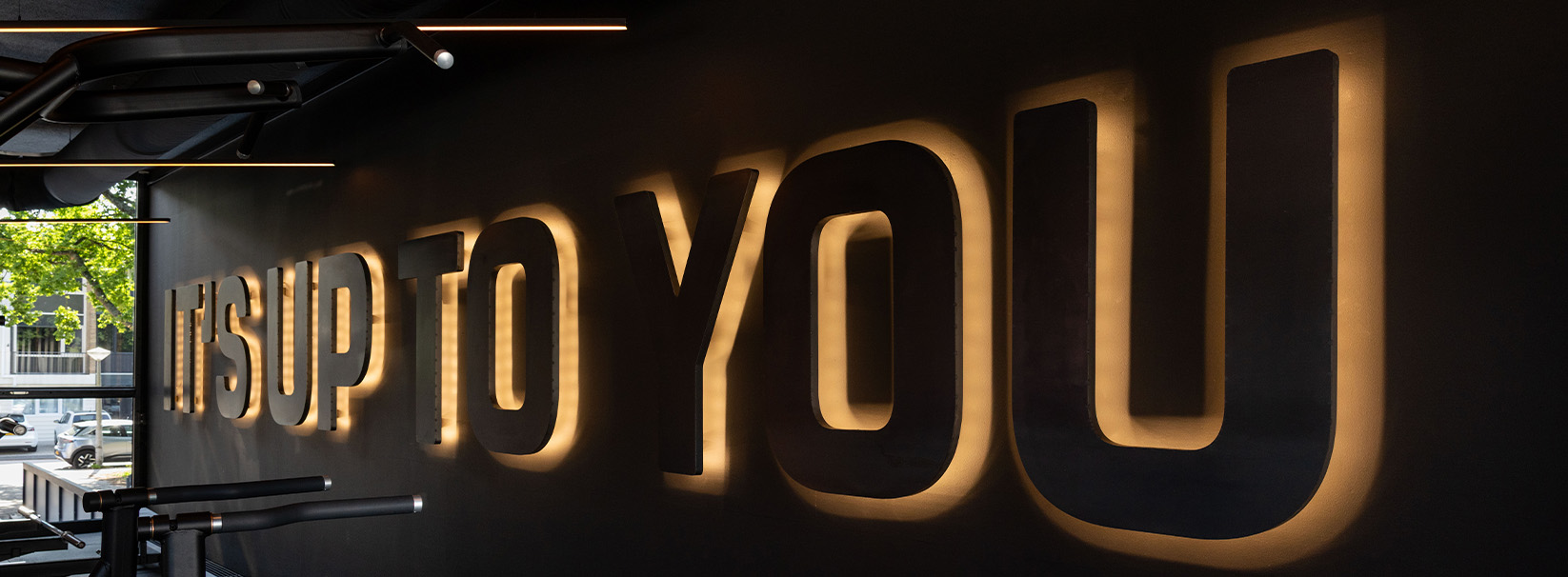 TrainMore Buitenveldert indirect verlichte doosletters