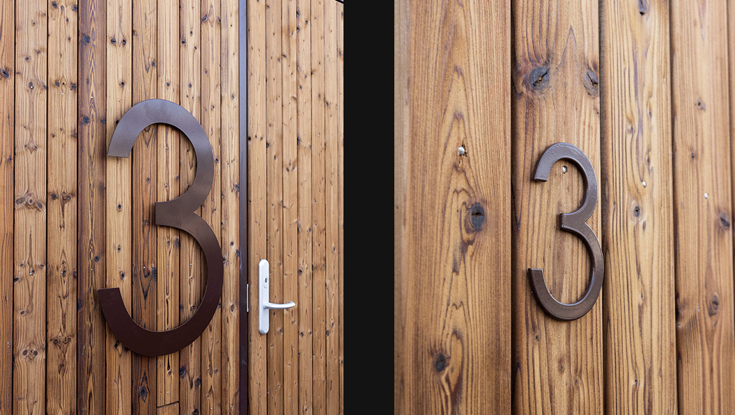 RVS freesletter nummers Hof van Jacob Haarlem