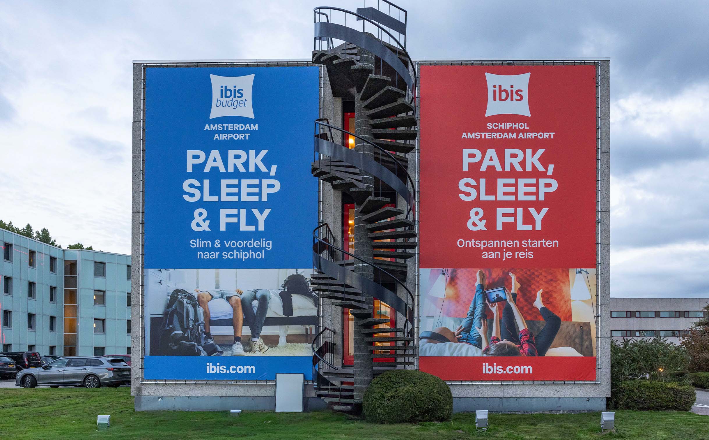Full colour spandoeken Hotel Ibis Schiphol